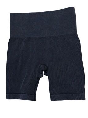 JoyLab Navy Ribbed High-Waist Bike Shorts